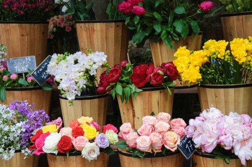 Customized flower arrangement ready for delivery