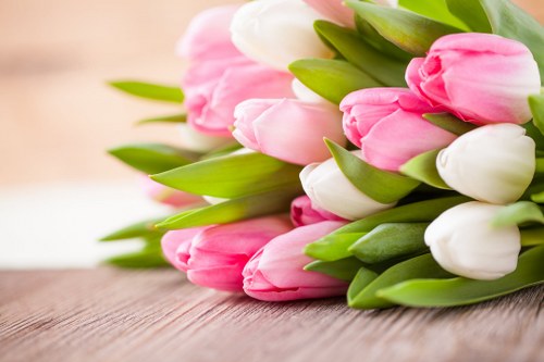 Eco-friendly flower packaging with local blooms