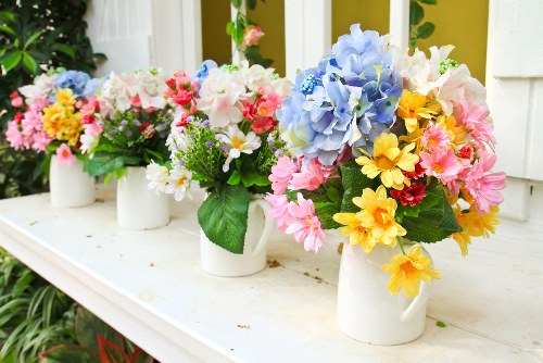 Personalized flower arrangement being prepared in Newcastle upon Tyne