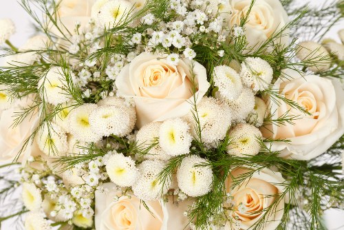 Elegant flower shop display in Blackpool