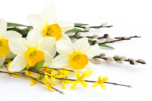 A vibrant bouquet of assorted flowers ready for delivery